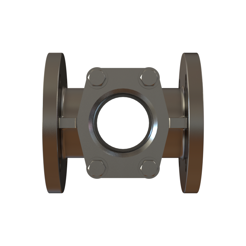 1420F-0203 - 2" VISI-FLO, 150 FLANGE, CST, TEFLON