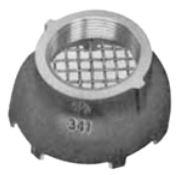 341-0060 - 4" SUCTION STRAINER, FNPT, ALUM