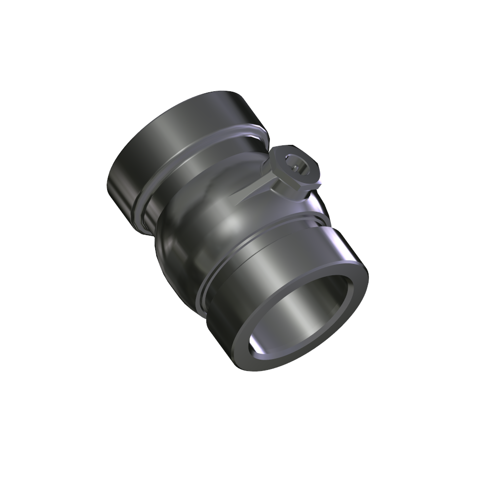 3820- 0302 - 3" DUCTILE IRON SWIVEL JOINT FLUOROCARBON MAIN FELT DUST SEAL