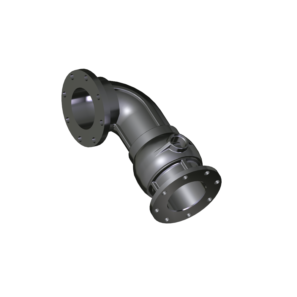 3630FT-0403 - 4" SWIVEL, ALUM, PTFE, TTMA FLANGE X TTMA FLANGE
