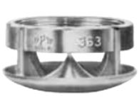 363-0070 - 6" OUTLET DEFLECTOR, FNPT, ALUM