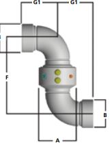 3640-0154 - 1 1/2" ALUM SWIVEL JOINT EPT MAIN SEAL