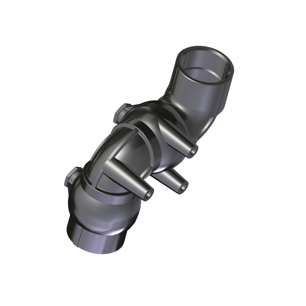 3858-0301 - 3" DUCTILE IRON SWIVEL JOINT BUNA-N MAIN FELT DUST SEAL