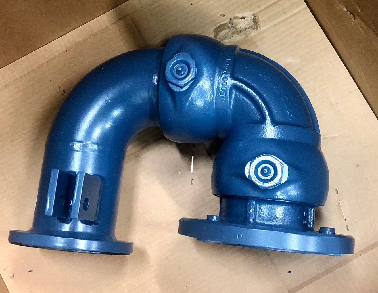 3858FFT-0402 - 4" DUCTILE IRON SWIVEL JOINT FLUOROCARBON MAIN FELT DUST SEAL