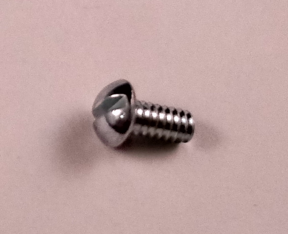 006012002P - SCREW M-4-40 X 1/4 ROUND HEAD SLOT