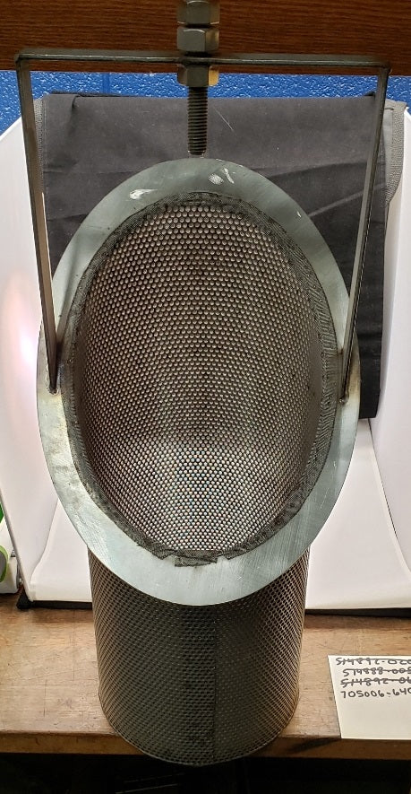 705006640 - BASKET - 4 & 6" STRAINER 10 BODY 304 SS .125 P