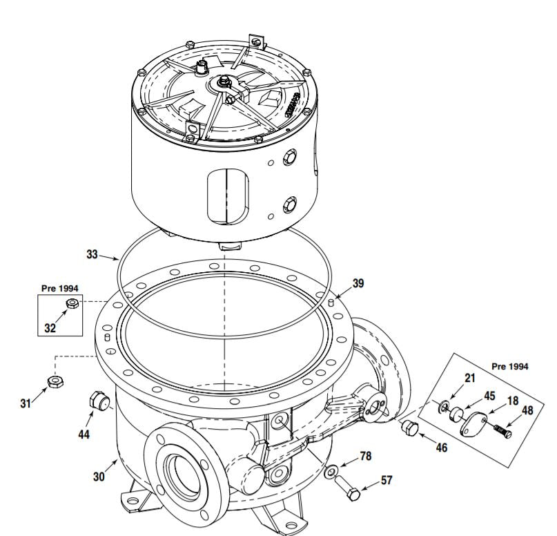 E3PRIOR1994 - SMITH E3 METER PRIOR TO 1994 EXPLODED VIEW