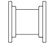 E0262-001 - OUTBOARD SPACER SPOOL AL/6"