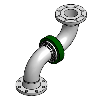 Excel s40 XL 1.0 Flanged Swivel Joint