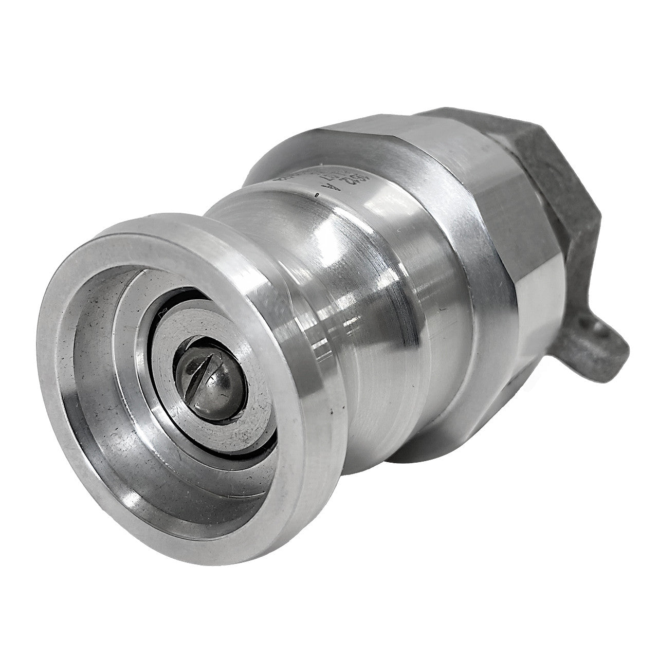 1612A-AL07 - 3/4" KAMVALOK ADAPTOR, ALUM, FLUOROCARBON, FNPT