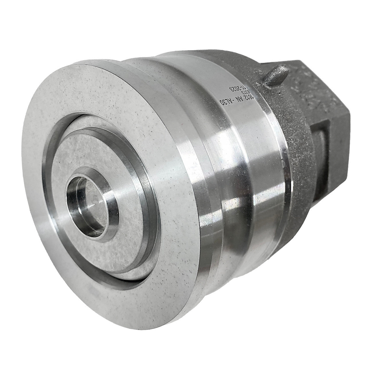1612AN-AL30-FLAT - 3" KAMVALOK ADAPTOR, ALUM, FKM, FNPT, FLAT FACED POPPET