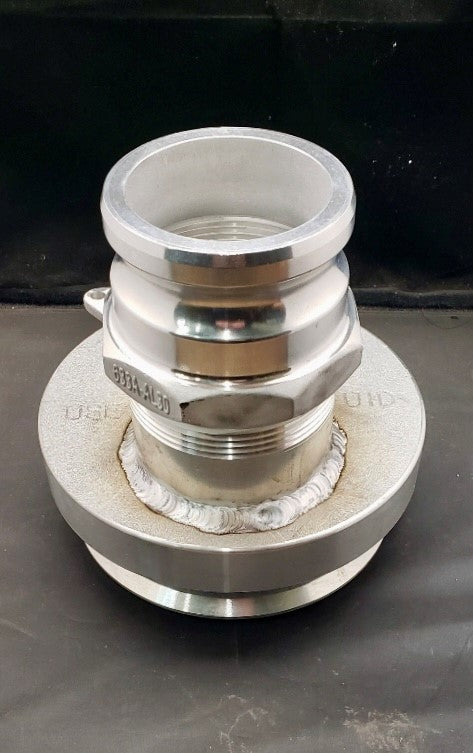 1004DRNFULL-0300 - ASSEMBLY, ADAPTOR, FULL DRAIN, ALUM, API, 4" X 3"