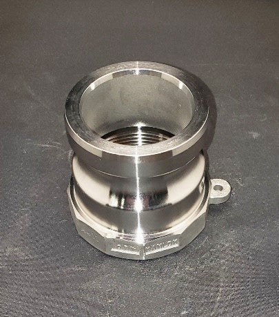 633A-SS20 - 2" KAMLOK ADAPTOR, SST, FNPT