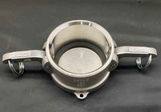 634B-SS30V - 3" DUST CAP, KAMLOK, SST, FLUOROCARBON