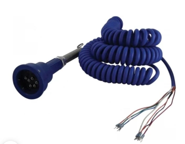 21831 - OPTIC PLUG AND 30' COILED CORD, 3 J SLOT PINS, 6 CONTACT PINS