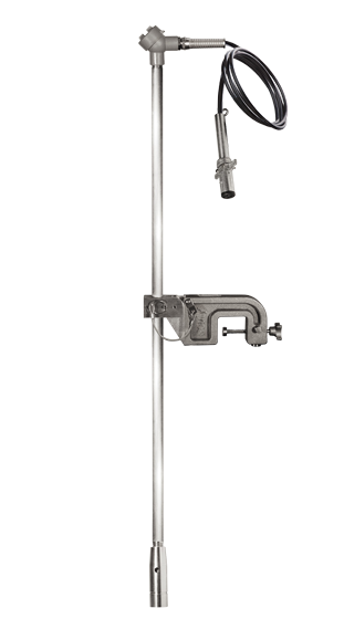 9483 - SP-PYFU/SS/4P Portable 5-Wire Optic Chemical Cane Sensor, 36", 4-Pin, 20’ Coil Cable