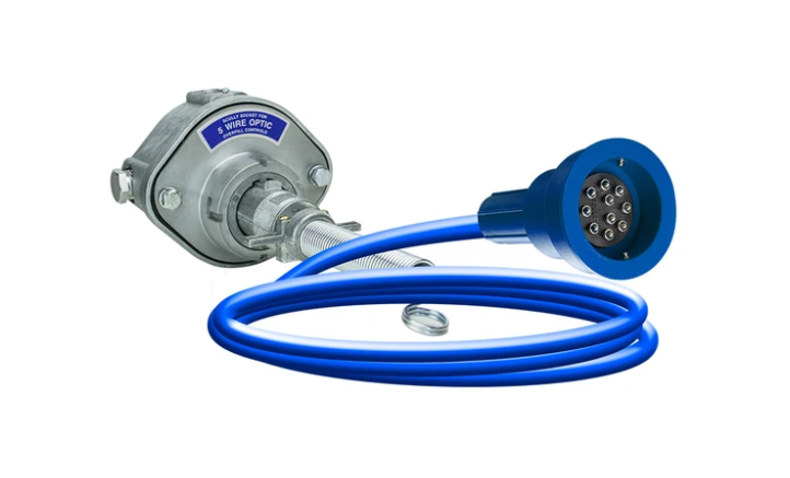 8195 - PULL AWAY PLUG SC-6AO WITH 20' STRAIGHT CABLE, 6 CONTACT, 2 J SLOT