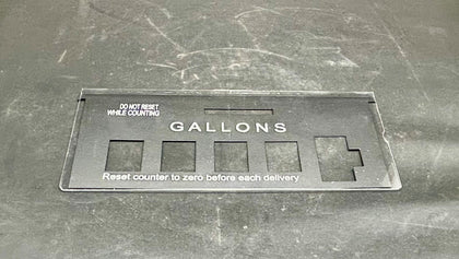 0324695-015 - CRYSTAL GALLONS FACE PLATE W.(1-2)