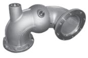 3640-0402 - 4" ALUM SWIVEL JOINT FLUOROCARBON MAIN SEAL FELT DUST SEAL