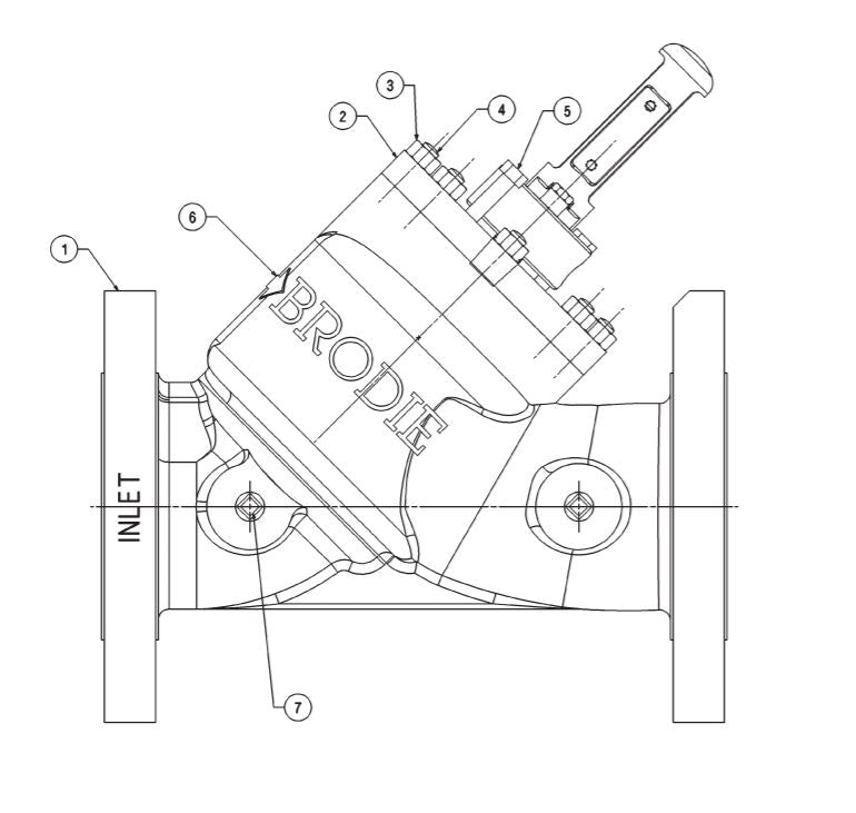 BVPL3 - 3" BV SERIES VALVE PARTS LIST