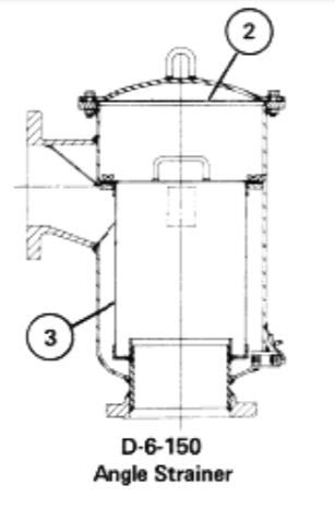 D6150A - STRAINER EXPLODED VIEW