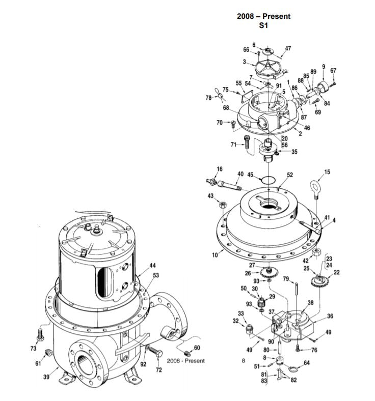 F42008PRESENT - TechnipFMC (SMITH) F4 METER EXPLODED VIEW 2008 - PRESENT