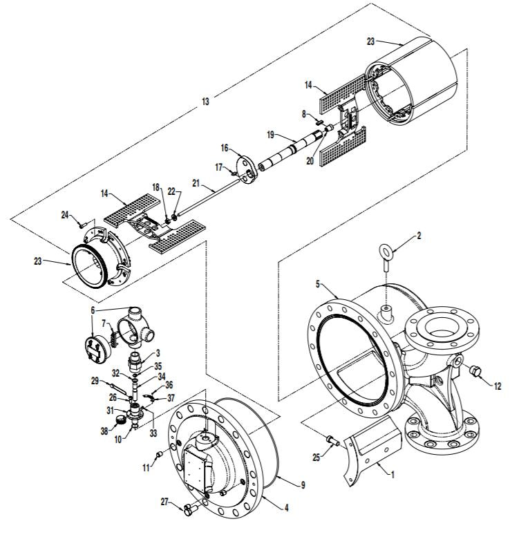 PRIME4PDPRE1997 - PRIME 4 EXPLODED VIEW PRE 1997