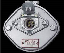 8196 - PULL AWAY SAE-J560 PLUG, BOTH ENDS SC-6XP WITH 20' STRAIGHT CABLE