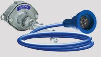 36159 - PULL AWAY SOCET AND PLUG WITH 30' COILED CABLE, 10 CONTACT, 4 J SLOT