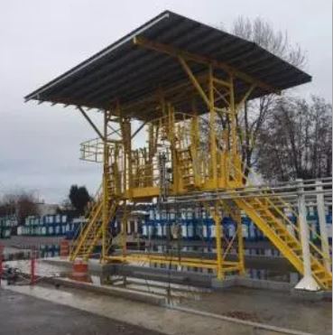 Green line loading rack equipment